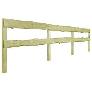 vidaXL Sodo tvoros su 2 skersiniais, 2vnt., 510x90cm, pu&scaron;ies mediena