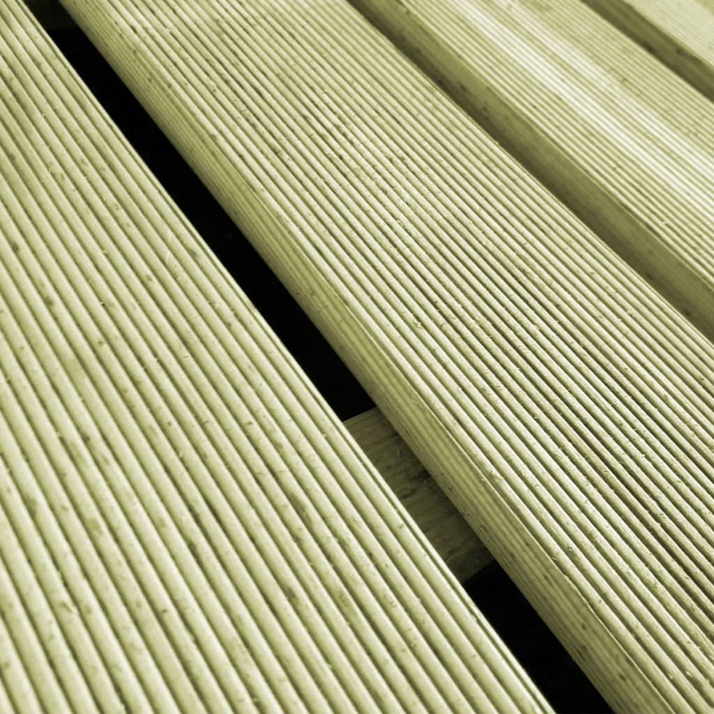 12 ks terasové dlaždice 50 x 50 cm dřevo zelené
