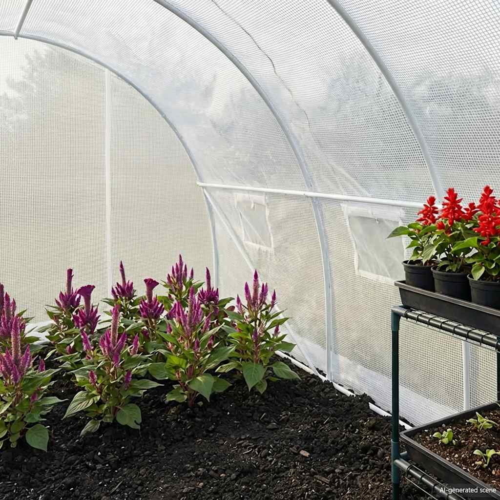 vidaXL Gewächshaus 9m² 300x300x200 cm