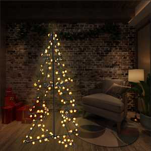 Novoletna jelka iz 160 LED lučk notranje/zunanja 78x120 cm