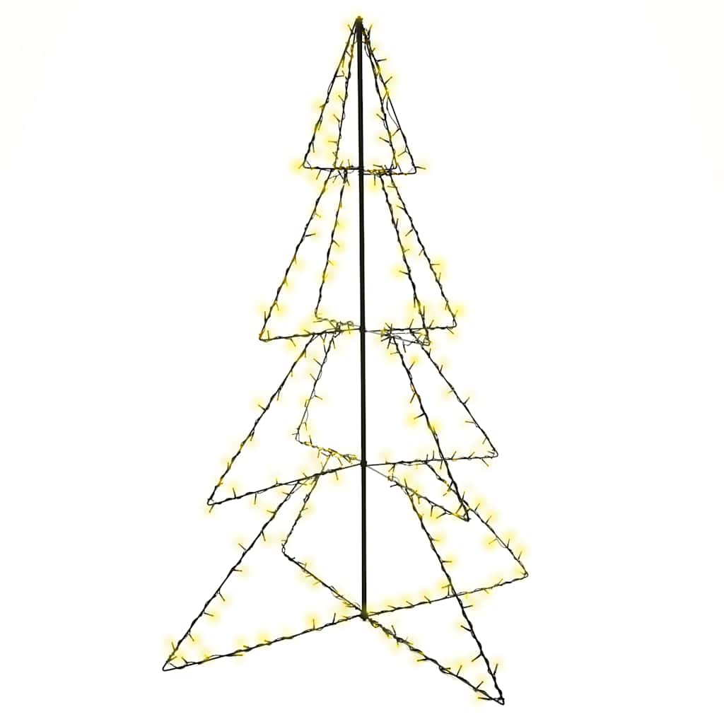 vidaXL Vianočný stromček, kužeľ, 240 LED, dovnútra aj von 115x150 cm