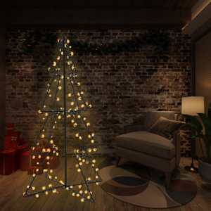 Vánoční stromek kužel 240 LED diod dovnitř i ven 115 x 150 cm