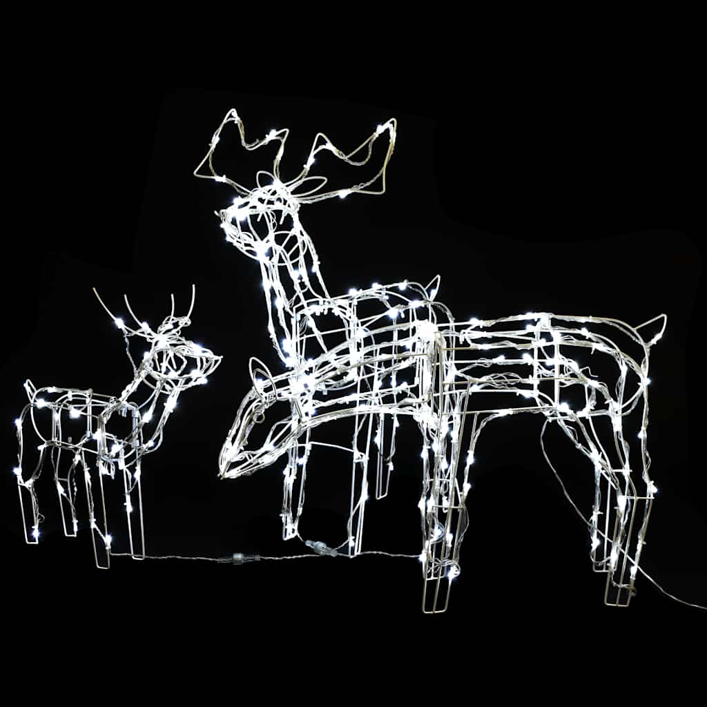 vidaXL 3-delige Kerstverlichting rendieren 229 LED's afbeelding