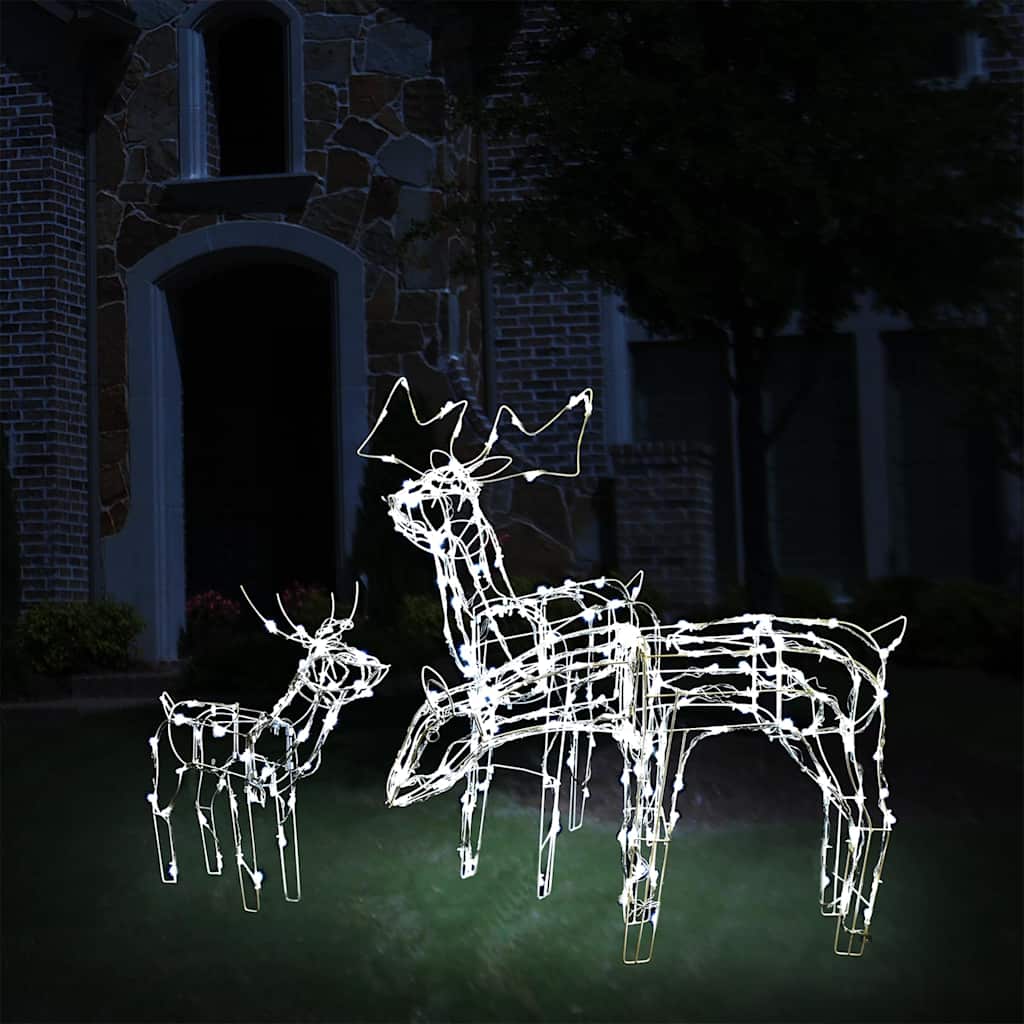 vidaXL Julbelysning med renar 3 delar 229 LED