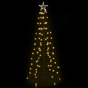 vidaXL Vianočn&yacute; kužeľov&yacute; stromček 96 LED di&oacute;d 72x180 cm interi&eacute;rov&yacute; a exteri&eacute;rov&yacute;