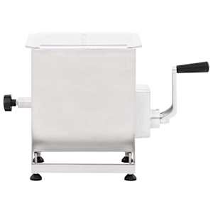 Míchačka masa s převodovkou stříbrná nerezová ocel - obrázek 2