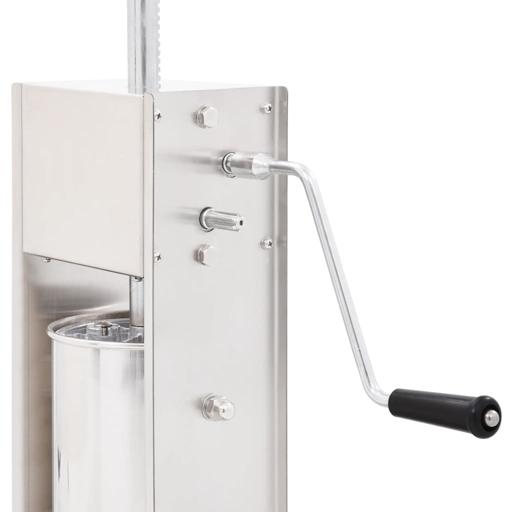 Insaccatrice Manuale Argento 3 L In Acciaio Inossidabile VidaXL 16 width=274
