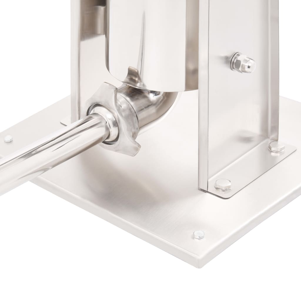 Insaccatrice Manuale Argento 3 L In Acciaio Inossidabile VidaXL 17 width=274
