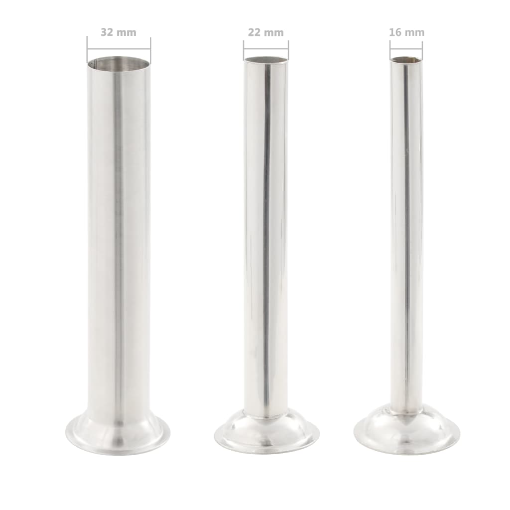 Insaccatrice Manuale Argento 3 L In Acciaio Inossidabile VidaXL 19 width=274