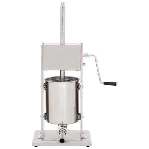 vidaXL Rankinis de&scaron;rų kim&scaron;tuvas, sidab. sp., 10l, nerūdijantis plienas