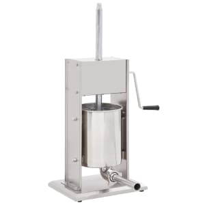 vidaXL Manuell pølsestapper sølv 10 L rustfritt stål vidaXL Manuell pølsestapper sølv 10 L rustfritt stål