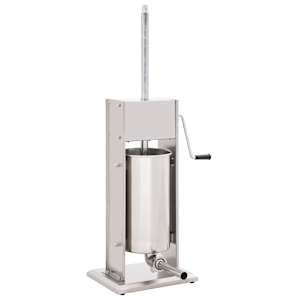 Ročna polnilka za klobase srebrna 15 L nerjaveče jeklo