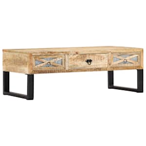 Konferenční stolek 110 x 50 x 38 cm masivní mangovníkové dřevo - obrázek 11