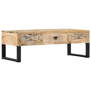 Konferenční stolek 110 x 50 x 38 cm masivní mangovníkové dřevo - obrázek 10
