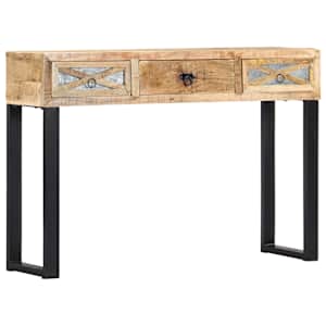 Konzolový stolek 110 x 30 x 76 cm masivní mangovníkové dřevo