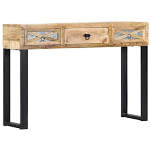 Konzolový stolek 110 x 30 x 76 cm masivní mangovníkové dřevo - obrázek 10