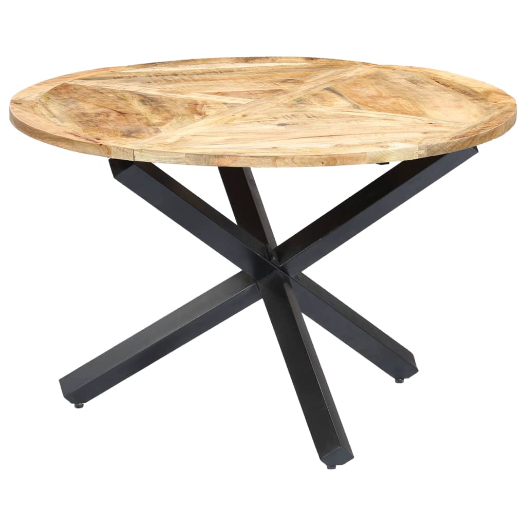 Solid Mango Wood Dining Table Round Dining Room Table 150 cm/120 acheter cm vidaXL