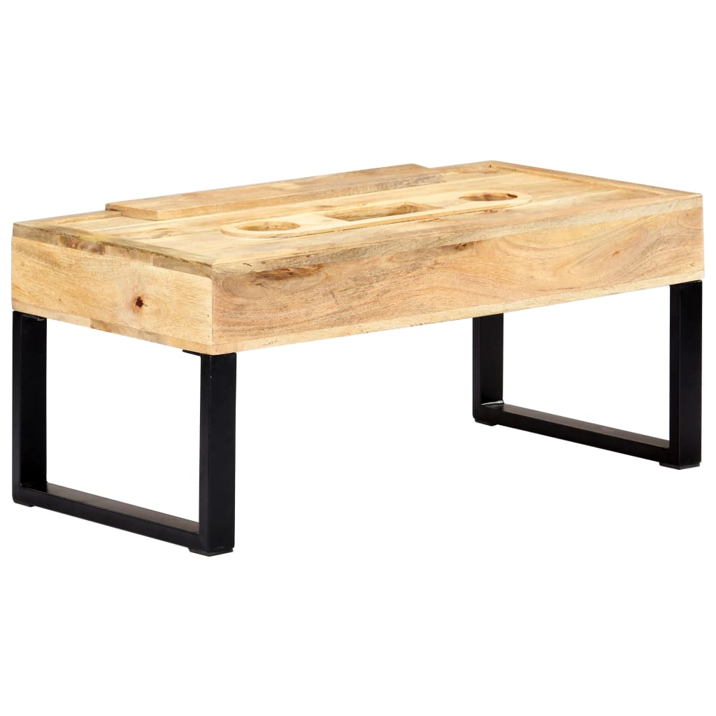 Thumbnail - vidaXL Couchtisch Kassettenstil 100×52×45 cm Massivholz Mango