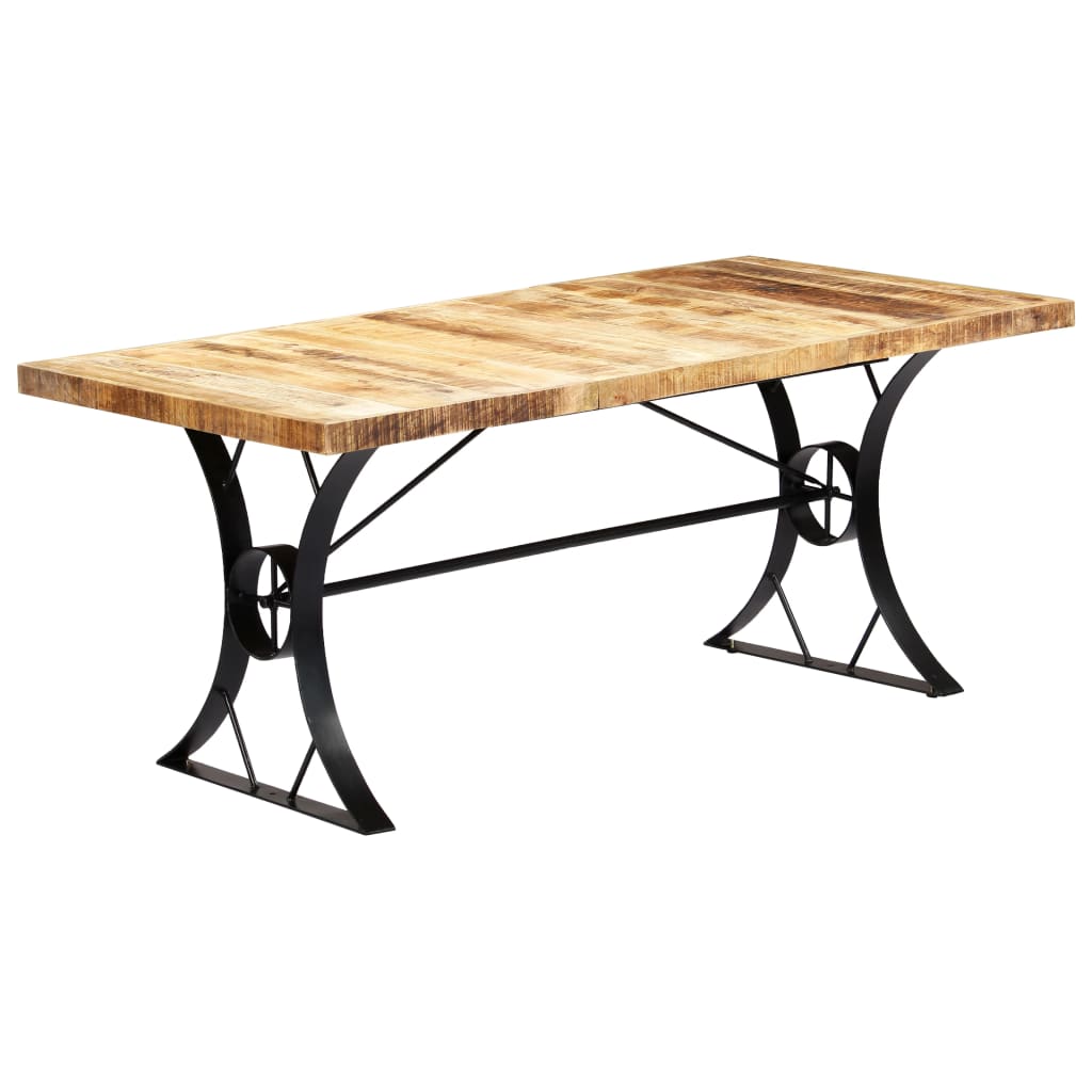 Image of vidaXL Dining Table 180x90x76 cm Solid Mango Wood
