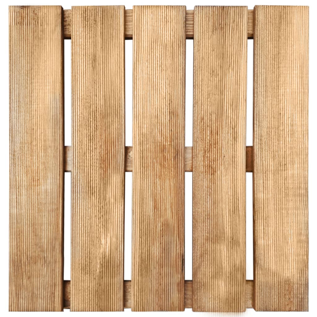 

vidaXL 30 st Terrastegels 50x50 cm hout bruin