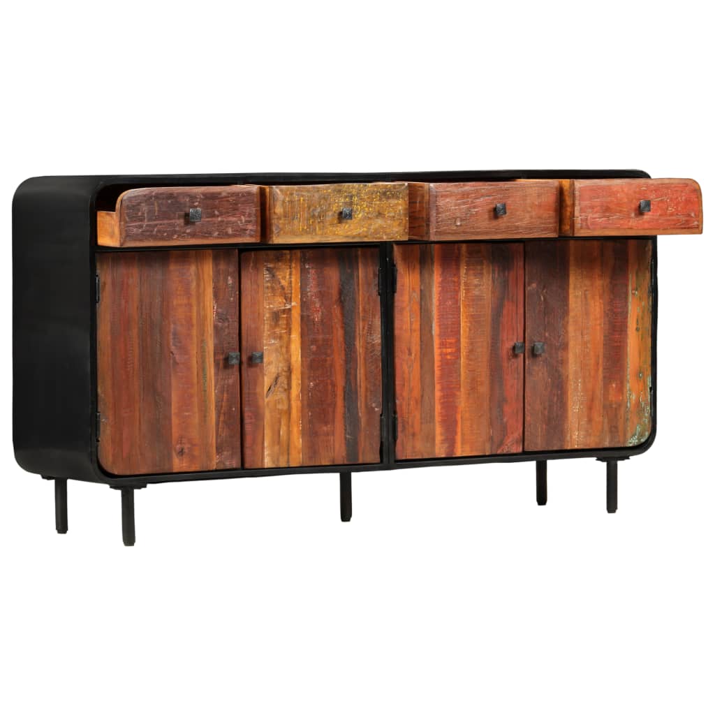 

vidaXL Dressoir 140x35x76 cm massief gerecycled hout