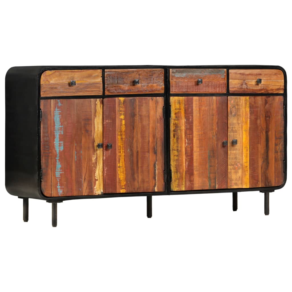 Dressoir 140x35x76 cm massief gerecycled hout image 13