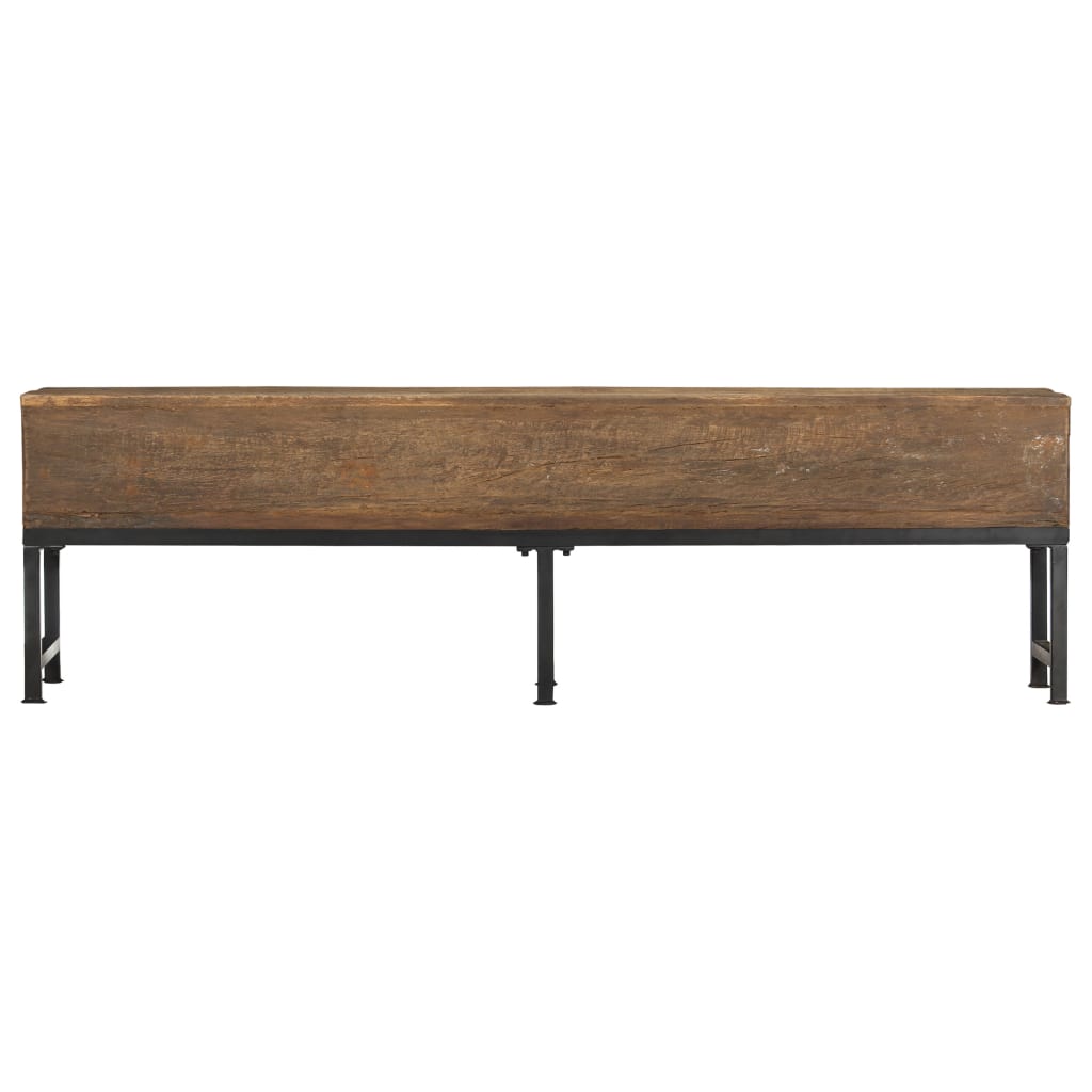 vidaXL Bench 63" Solid Reclaimed Wood