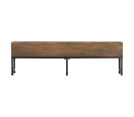 vidaXL Bench 63" Solid Reclaimed Wood