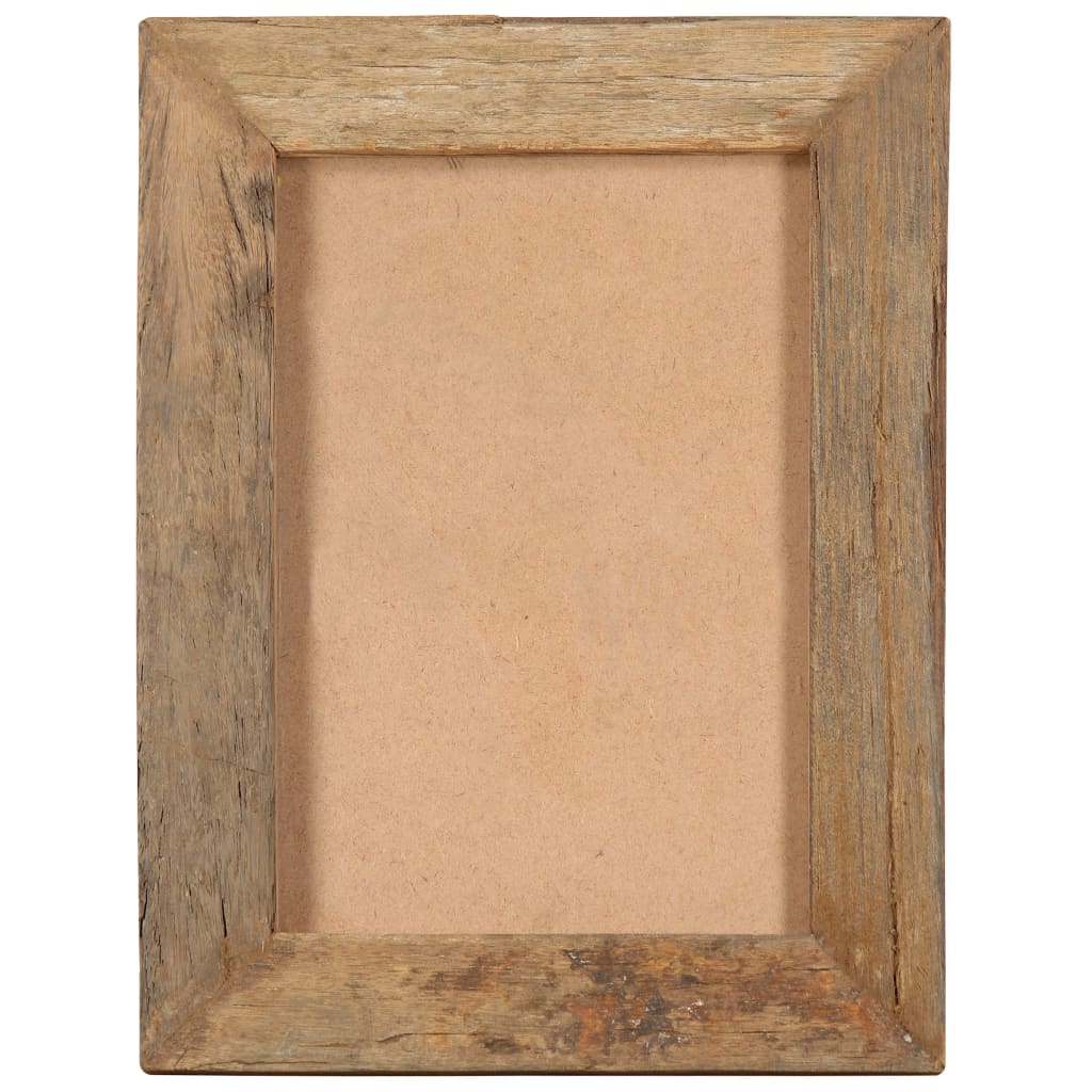 vidaXL Photo Frames 2 pcs 30x40 cm Solid Reclaimed Wood and Glass