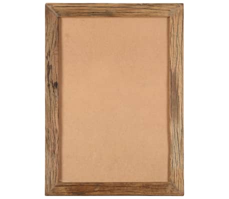 vidaXL Cadres photo 2 pcs 40x50cm Bois de récupération solide et verre