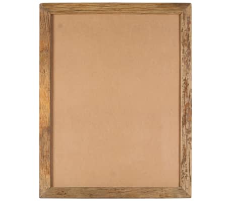 vidaXL Cadres photo 2 pcs 50x60cm Bois de récupération solide et verre