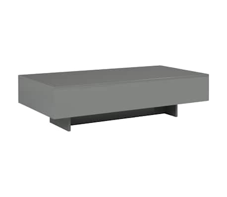 Vidaxl Coffee Table High Gloss Gray 45 3 X21 7 X12 2 Mdf Vidaxl Coffee Table High Gloss Gray 45 3 X21 7 X12 2 Mdf