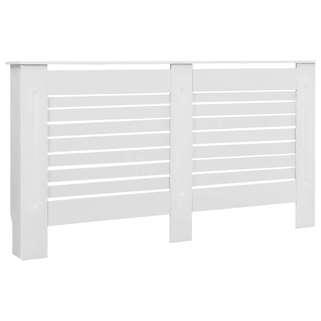

vidaXL Radiator Cover White 59.8"x7.5"x32.1" MDF
