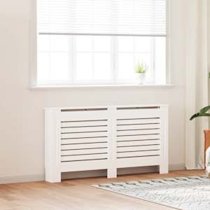 Pokrov za radiator bel 152x19x81,5 cm MDF