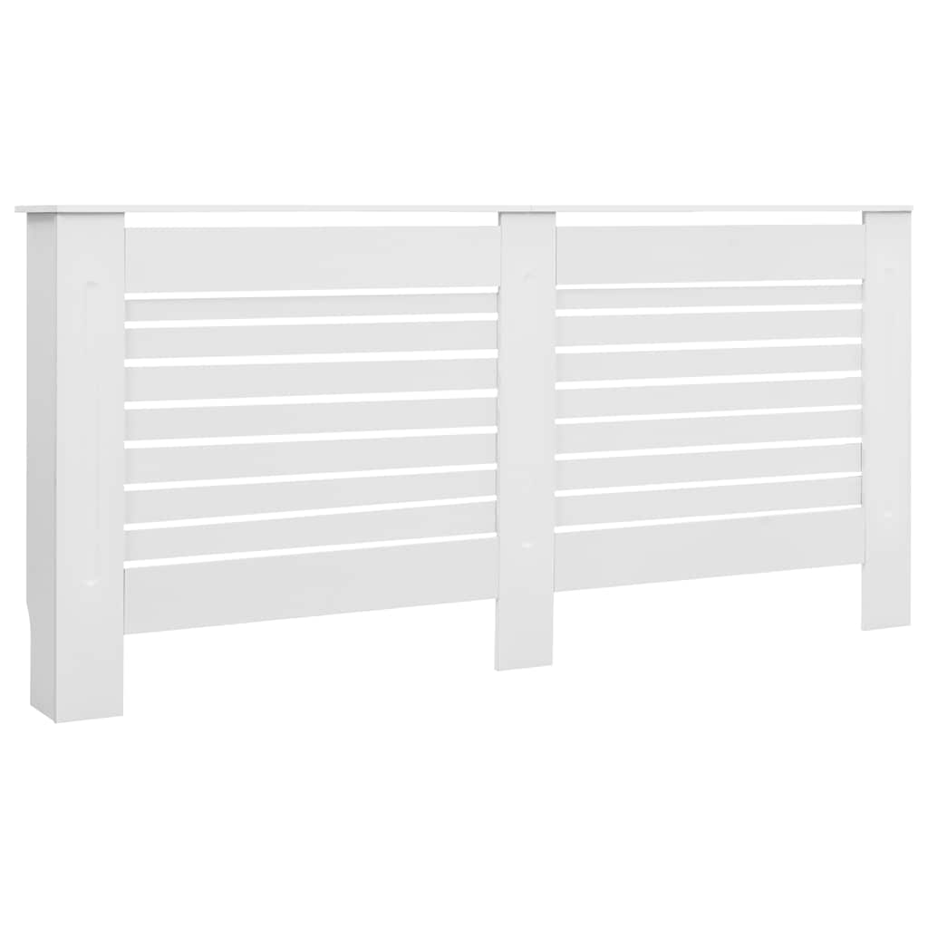 

vidaXL Radiator Cover White 67.7"x7.5"x32.1" MDF