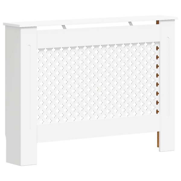 vidaXL radiaatorikate valge 112 x 19 x 81,5 cm, MDF