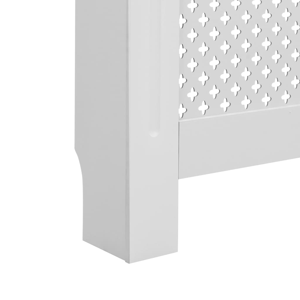 Fehér MDF radiátorburkolat 152 x 19 x 81,5 cm 
