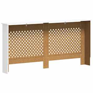 Kryt na radiátor bílý 172x19x81,5 cm MDF - obrázek 6