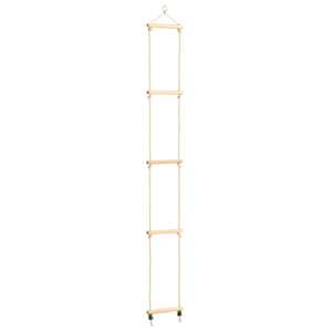 Dětský provazový žebřík masivní dřevo a PE 30 x 168 cm - obrázek 1