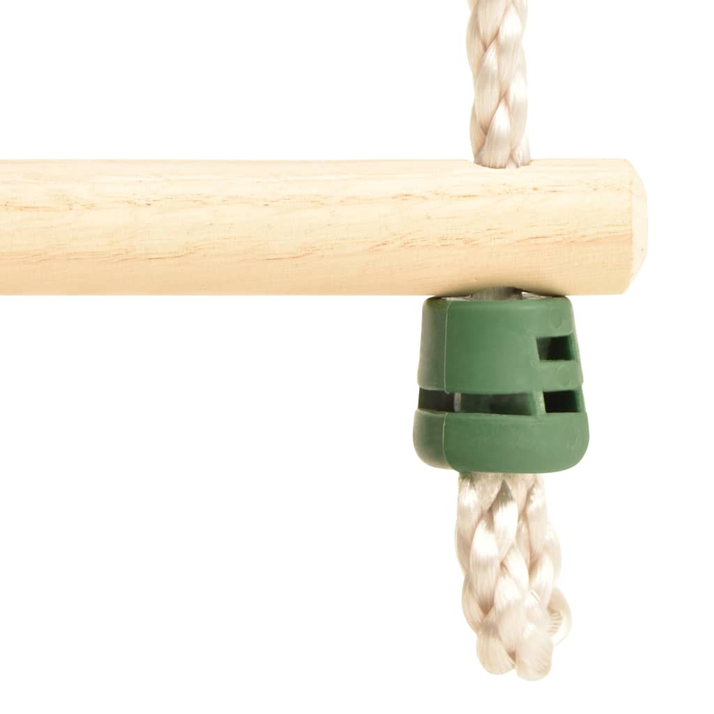 Dětský provazový žebřík masivní dřevo a PE 30 x 168 cm