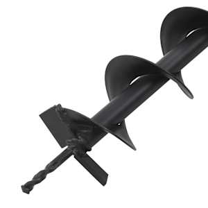 Šnekový vrtací nástavec ocel 100 mm - obrázek 2