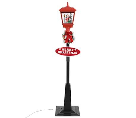 vidaXL Weihnachts-Stra&szlig;enlampe mit Weihnachtsmann 180 cm LED