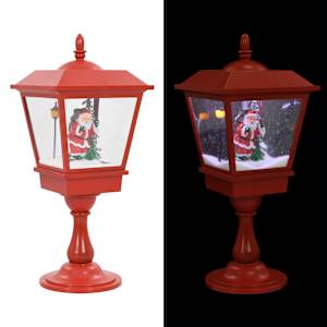 Vánoční lampa na podstavci se Santou 64 cm LED