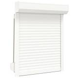 vidaXL Rollladen Aluminium 80 x 100 cm Weiß