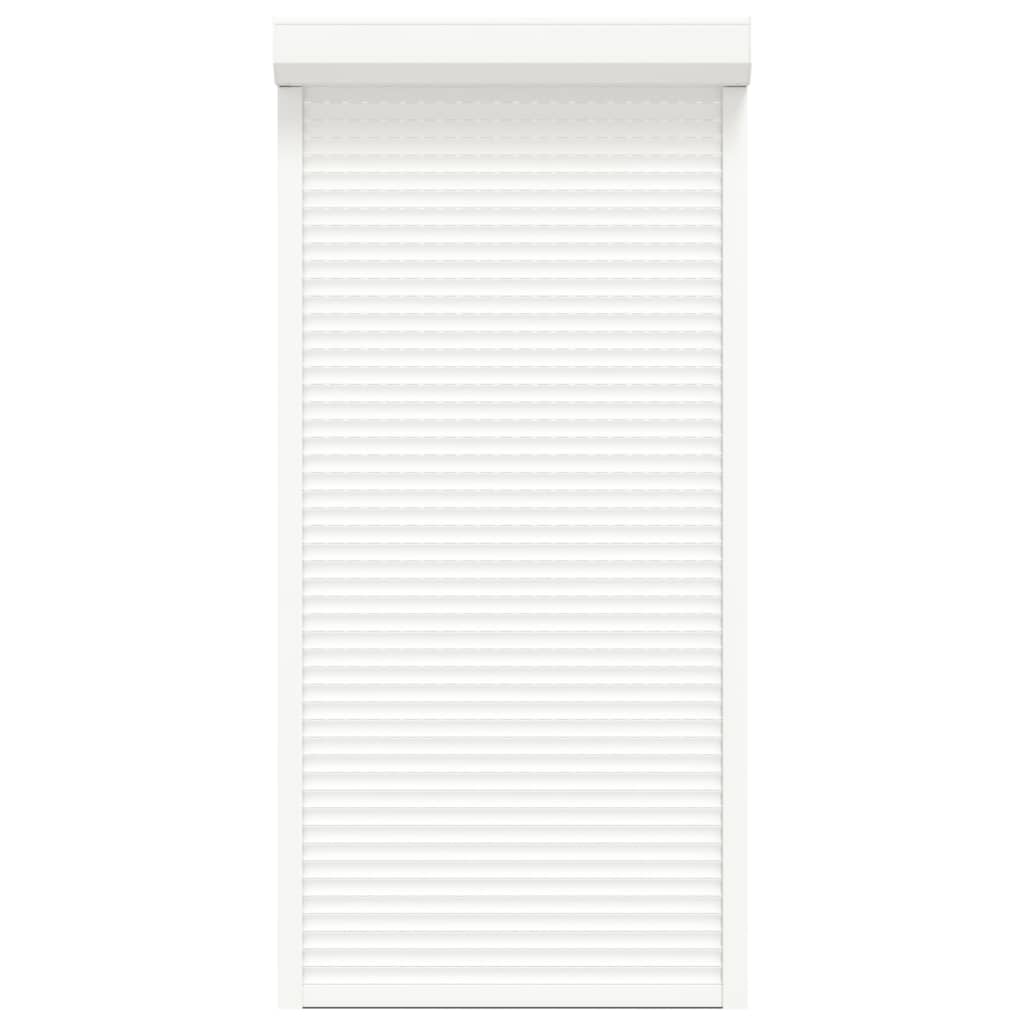 vidaXL Roller Shutter Aluminium 100x210 cm White