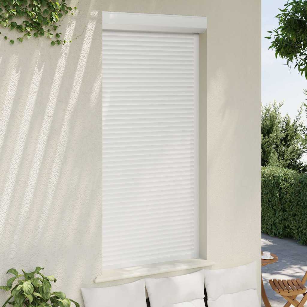 vidaXL Oblon rulant, alb, 100 x 210 cm, aluminiu