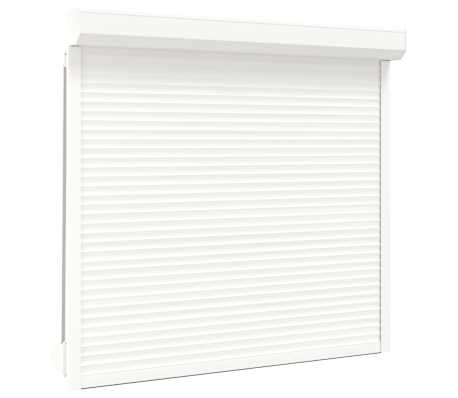 vidaXL Persiana de enrolar em alumínio 160x150 cm branco
