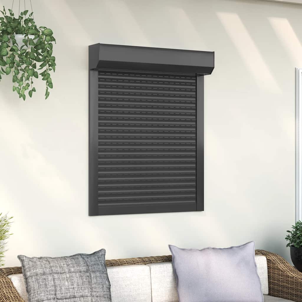 vidaXL Rullakaihdin alumiini 70x100 cm antrasiitti