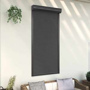 Roletové žaluzie Antracit 100 x 210 cm Hliník a polyuretan