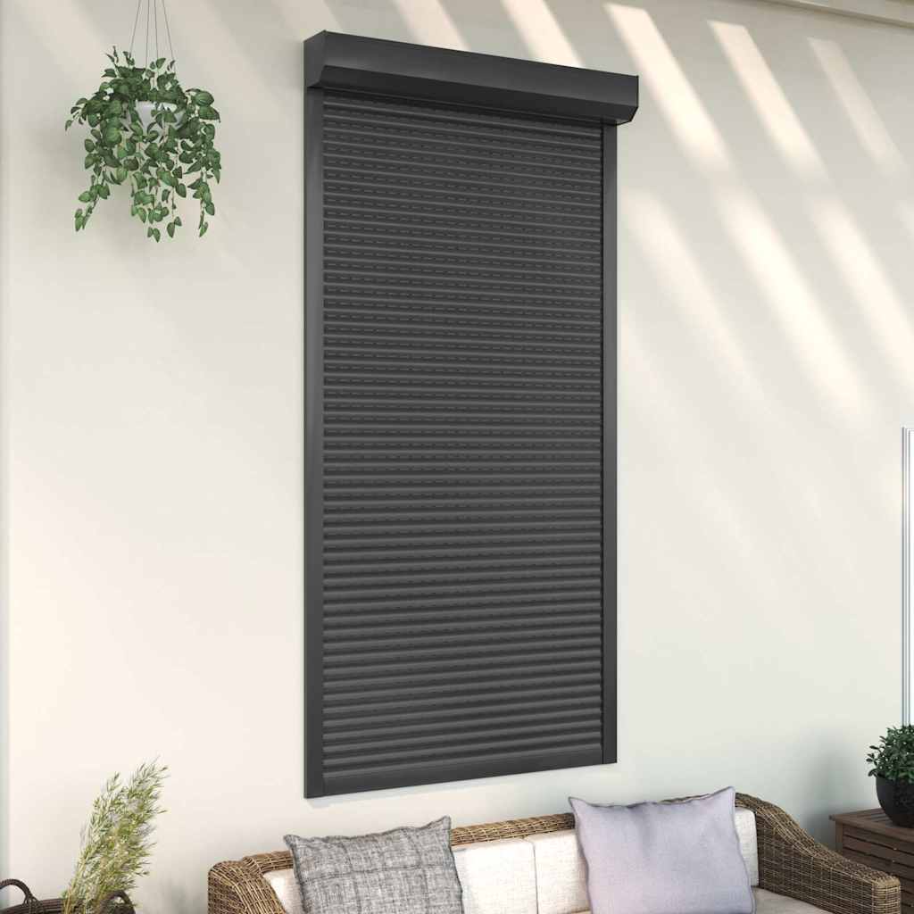 vidaXL Rollladen Aluminium 110x220 cm Anthrazit